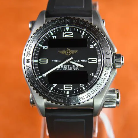 Breitling Emergency E76321 43mm Titanium Black