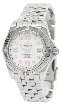 Breitling Galactic A71356 32mm Stainless steel Mother-of-pearl