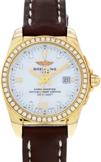 Breitling Galactic H7234853.A792.484X Rose gold White