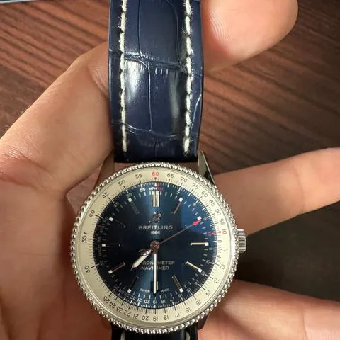 Breitling Navitimer A17326211C1P4 41mm Stainless steel Blue 2