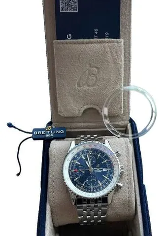 Breitling Navitimer A24322 46mm Stainless steel Blue 1