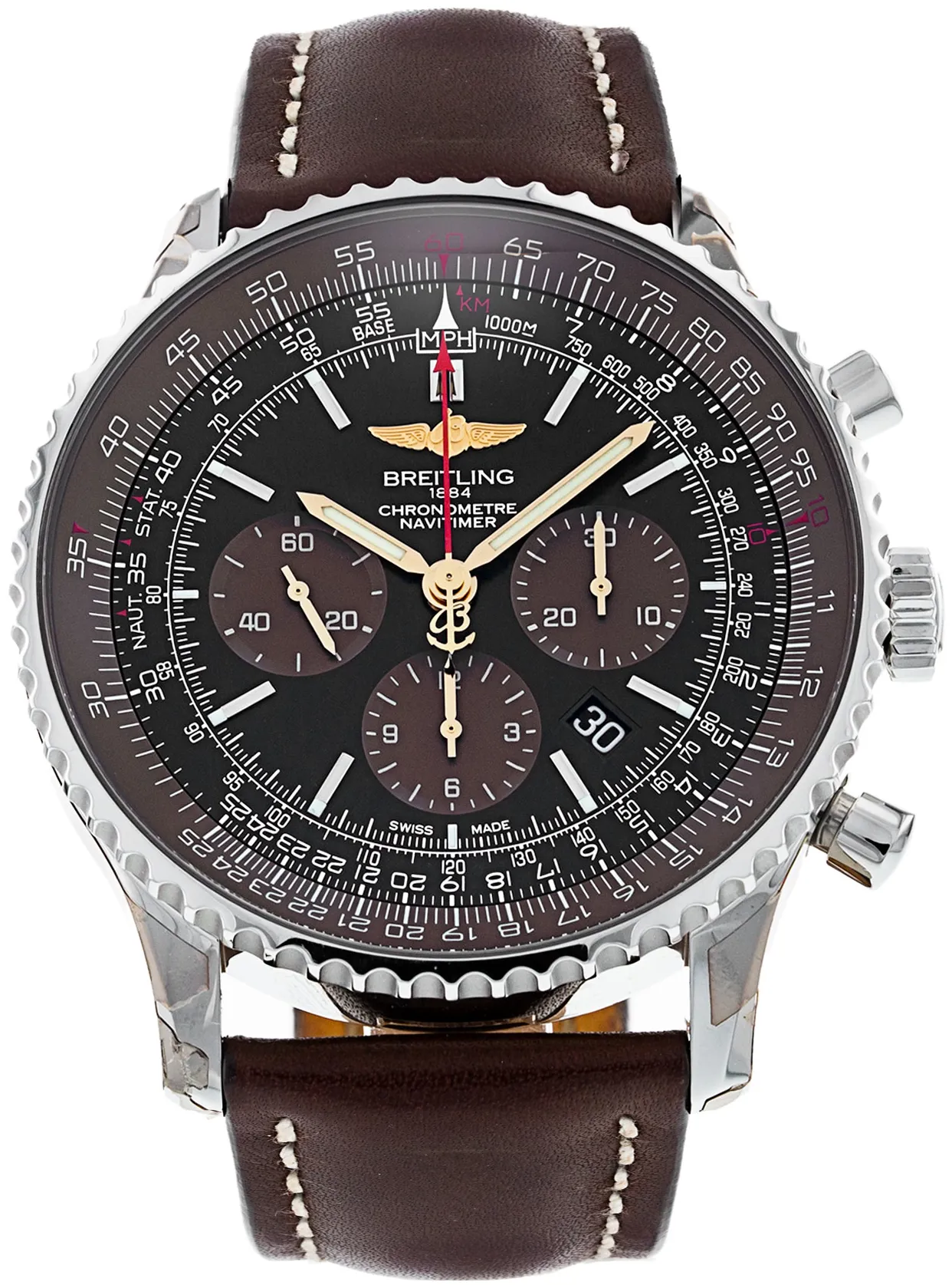 Breitling Navitimer AB0127 46mm Stainless steel Black Baton