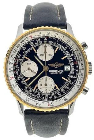 Breitling Navitimer B13019 41mm Yellow gold and Stainless steel Black