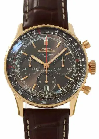 Breitling Navitimer RB01391A1Q1P1 40mm Rose gold Brown