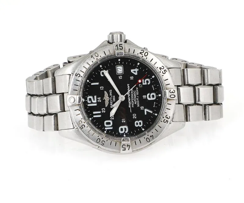 Breitling Superocean A17345 41mm Stainless steel Black 1