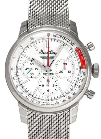 Breitling Top Time AB01766A1A1A1 41mm Stainless steel White