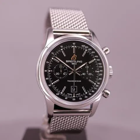 Breitling Transocean A41310 38mm Stainless steel Black 1