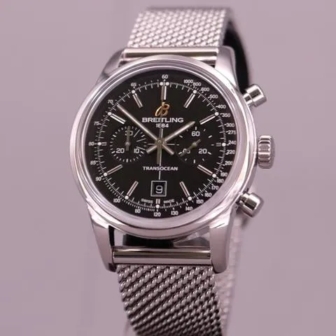 Breitling Transocean A41310 38mm Stainless steel Black 8