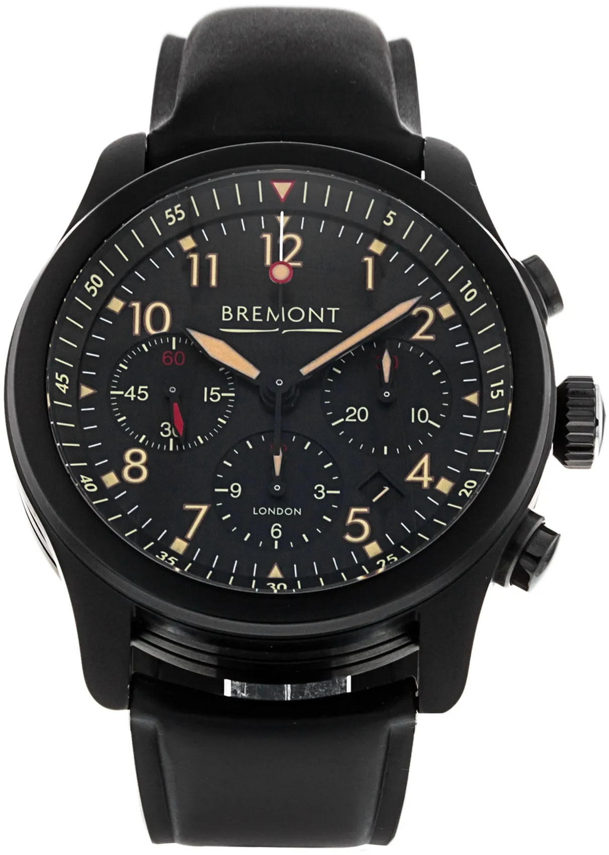 Bremont ALT1 ALT1-P2 JET 43mm Stainless steel Black Arabic