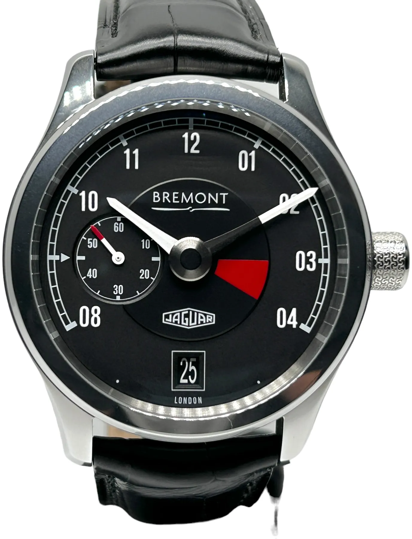 Bremont Jaguar BJ-I/BK 43mm Stainless steel Black Arabic