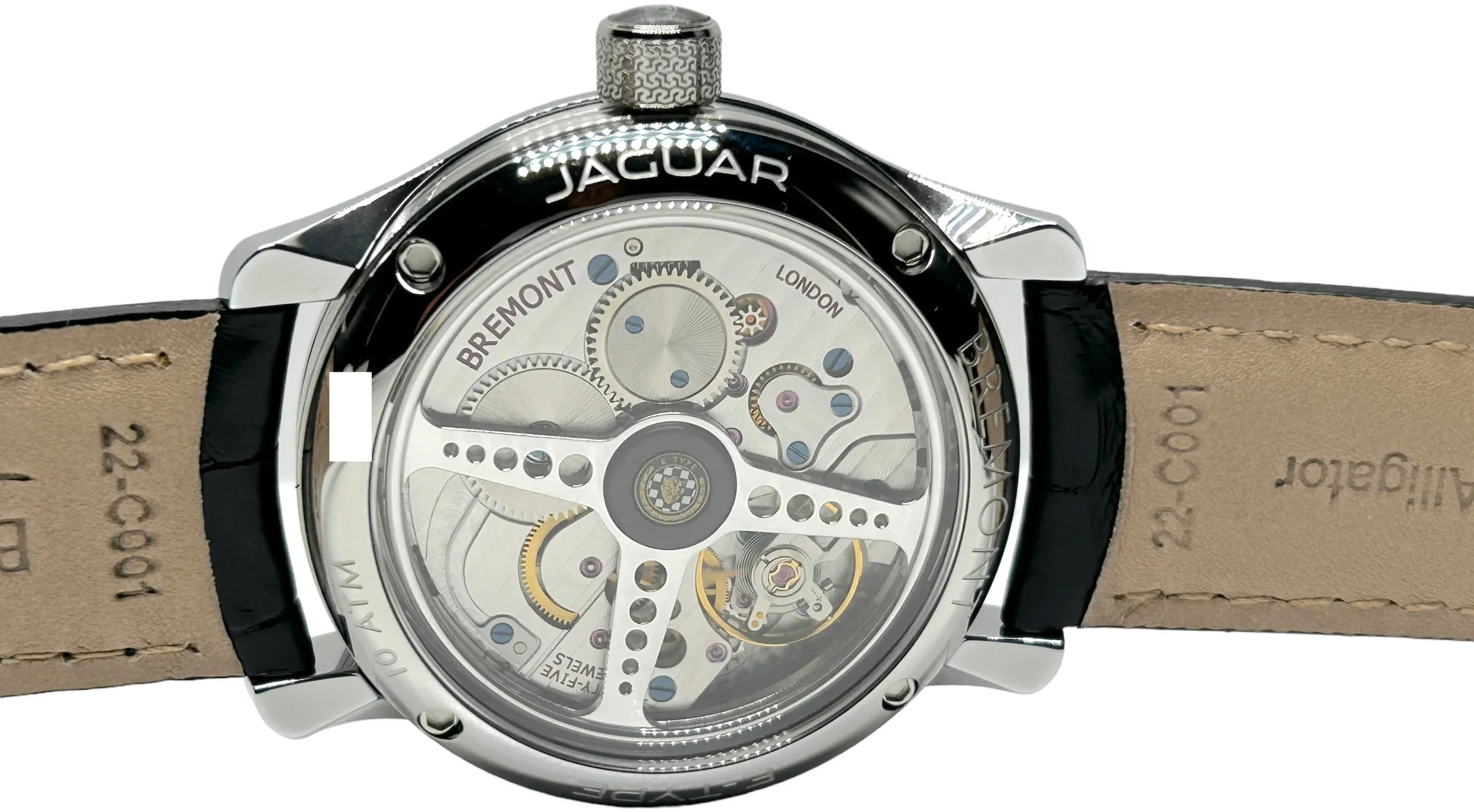 Bremont Jaguar BJ-I/BK 43mm Stainless steel Black Arabic 3