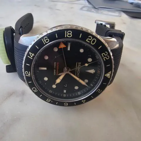 Bremont Supermarine S500/BK 43mm Stainless steel Black