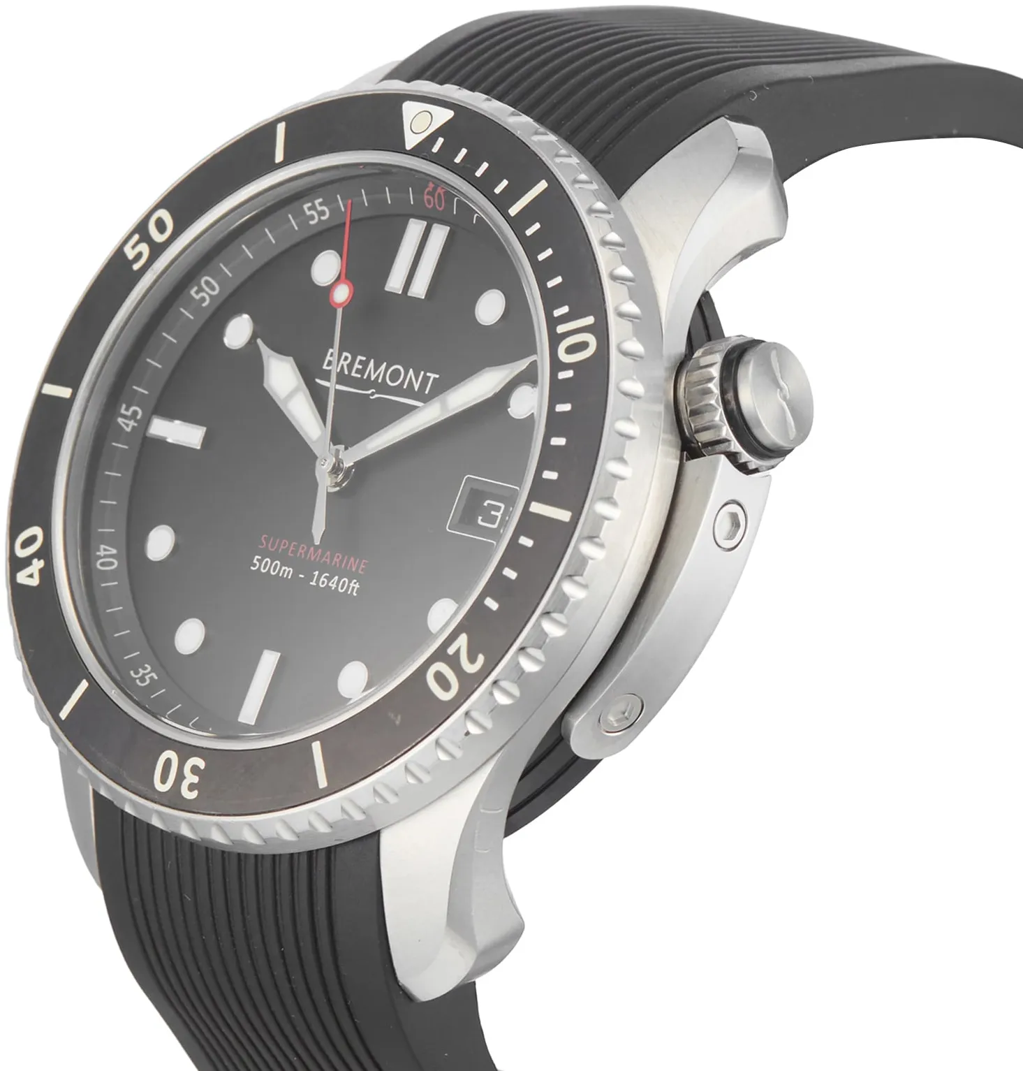 Bremont Supermarine S500/BK 43mm Stainless steel Black 1