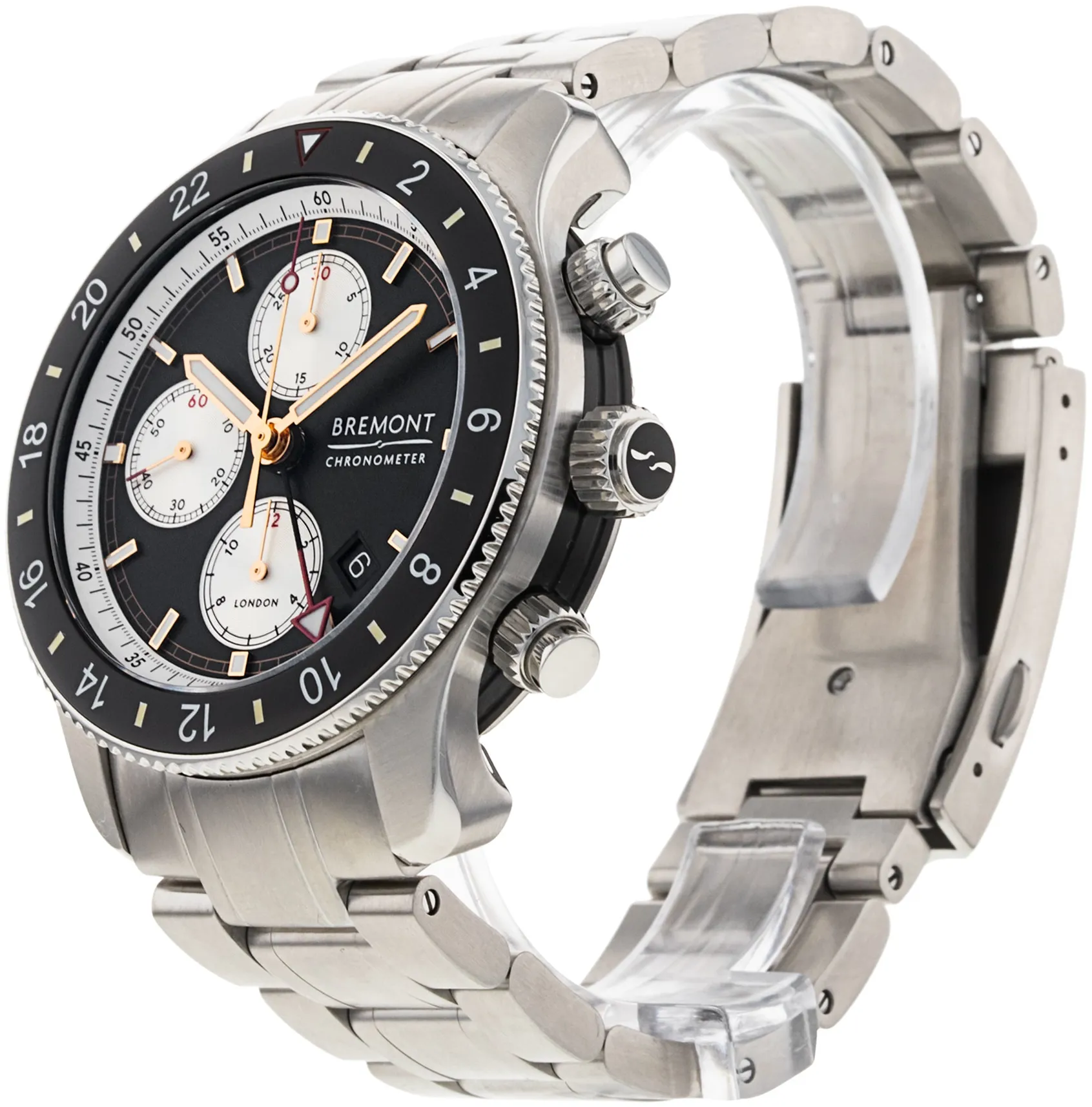 Bremont Supermarine SMARINECHRONO-BK-B 43mm Stainless steel Black 1