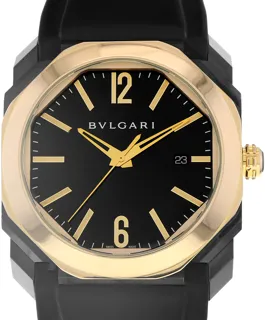 Bulgari Octo BGOP41SG 18k rose gold Black