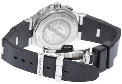 Bulgari Diagono DP42SCH 42mm Stainless steel Black 4