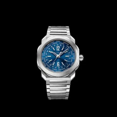 Bulgari Octo 103481 41mm Stainless steel Blue