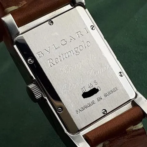 Bulgari Rettangolo RT45S 26mm Stainless steel White 10