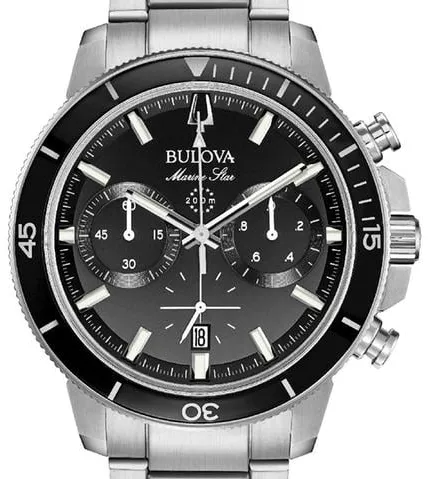 Bulova Marine Star 96B272 45mm Stainless steel Black