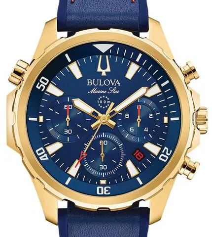 Bulova Marine Star 97B168 43mm Stainless steel Blue