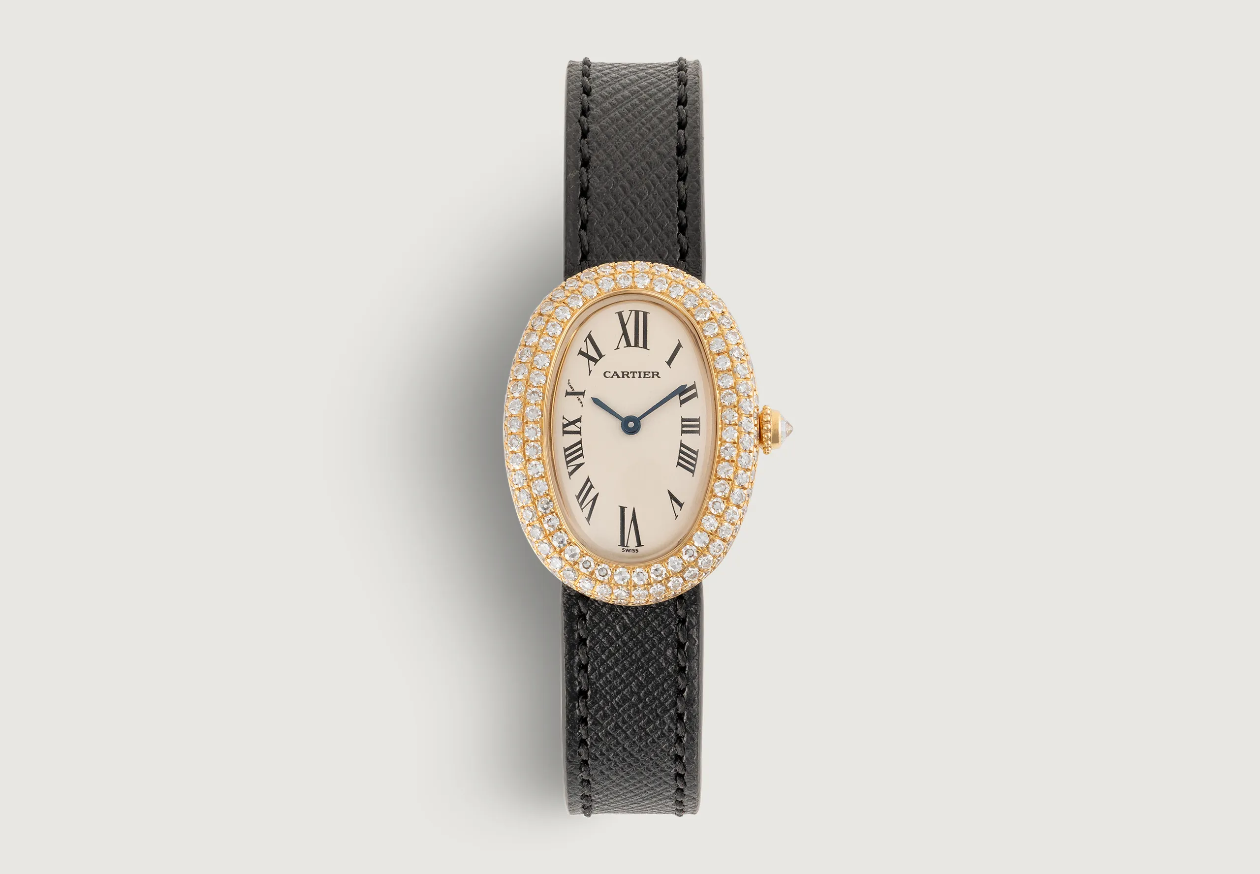 Cartier Baignoire 1950 1 22mm Yellow gold and Diamond