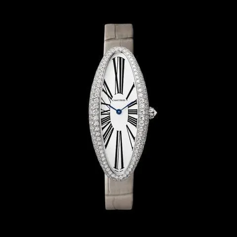 Cartier Baignoire Allongée WJBA0007 47mm Yellow gold Silver