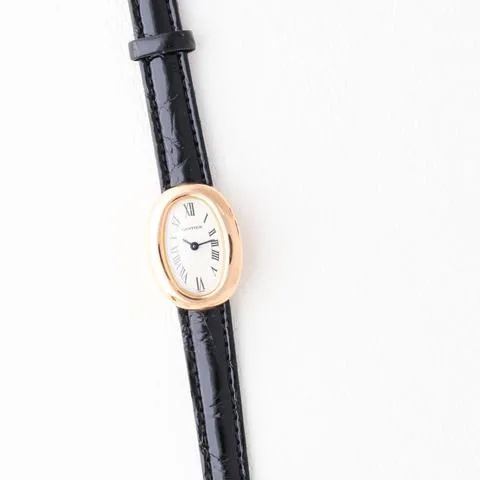 Cartier Baignoire 18mm Rose gold White 1