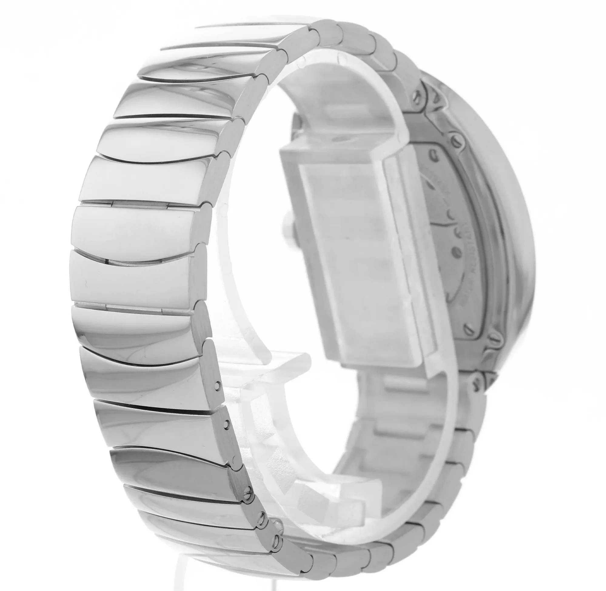 Cartier Baignoire WB520010 3032 44mm White gold and 18k white gold Silver 4