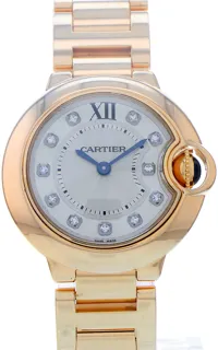 Cartier Ballon Bleu WE902025 3007 18k rose gold Silver