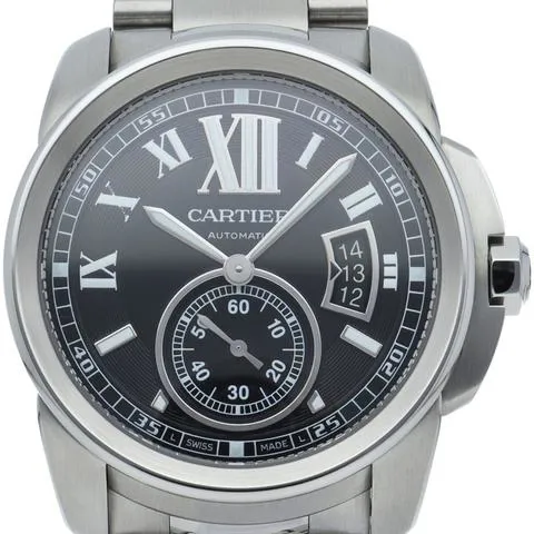 Cartier Calibre de Cartier W7100016 42mm Stainless steel Black