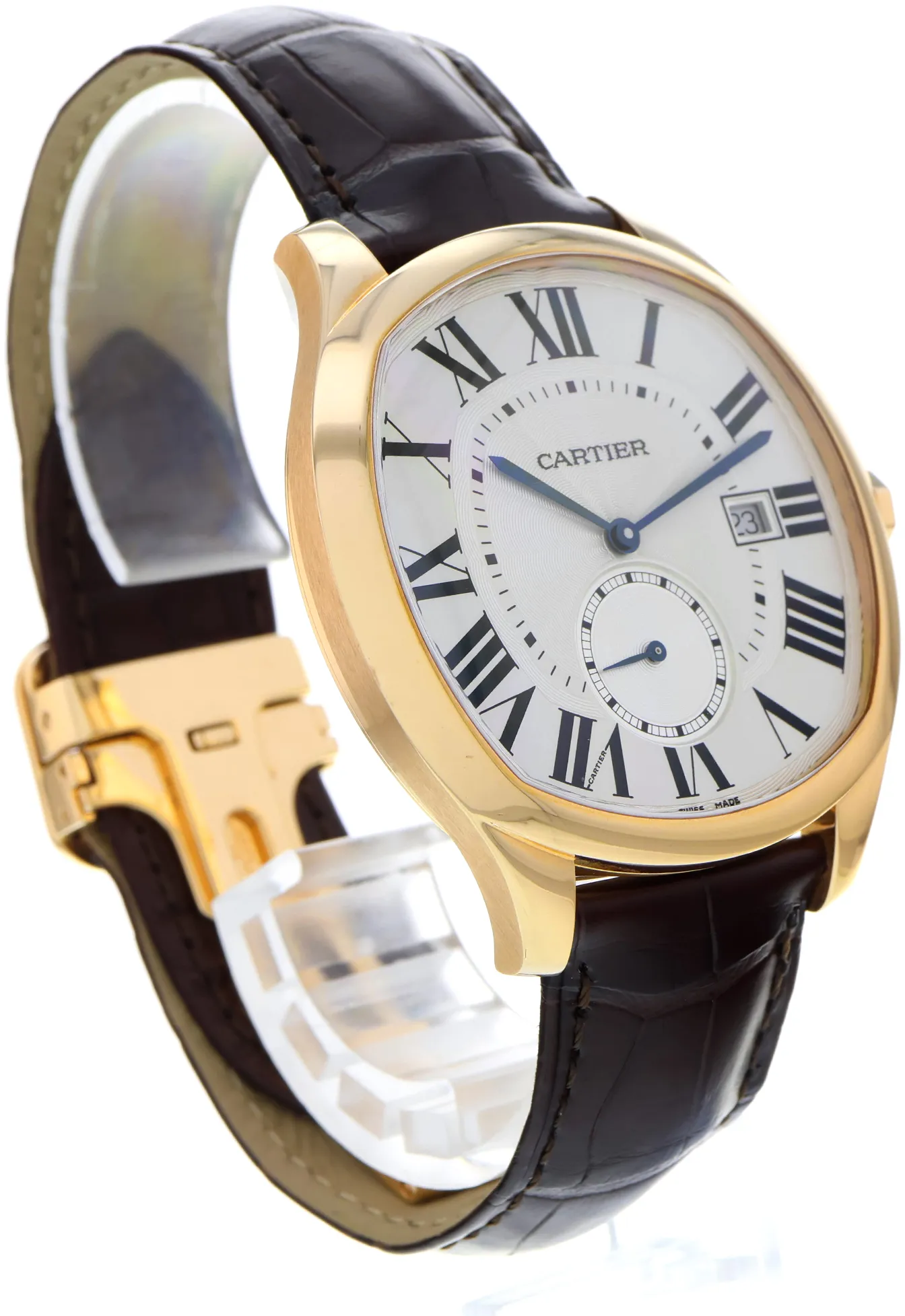 Cartier Drive de Cartier WGNM0003 42mm Rose gold and 18k rose gold Silver 3