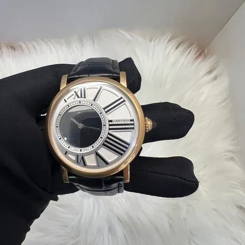 Cartier Rotonde W1556223 42mm Rose gold Silver