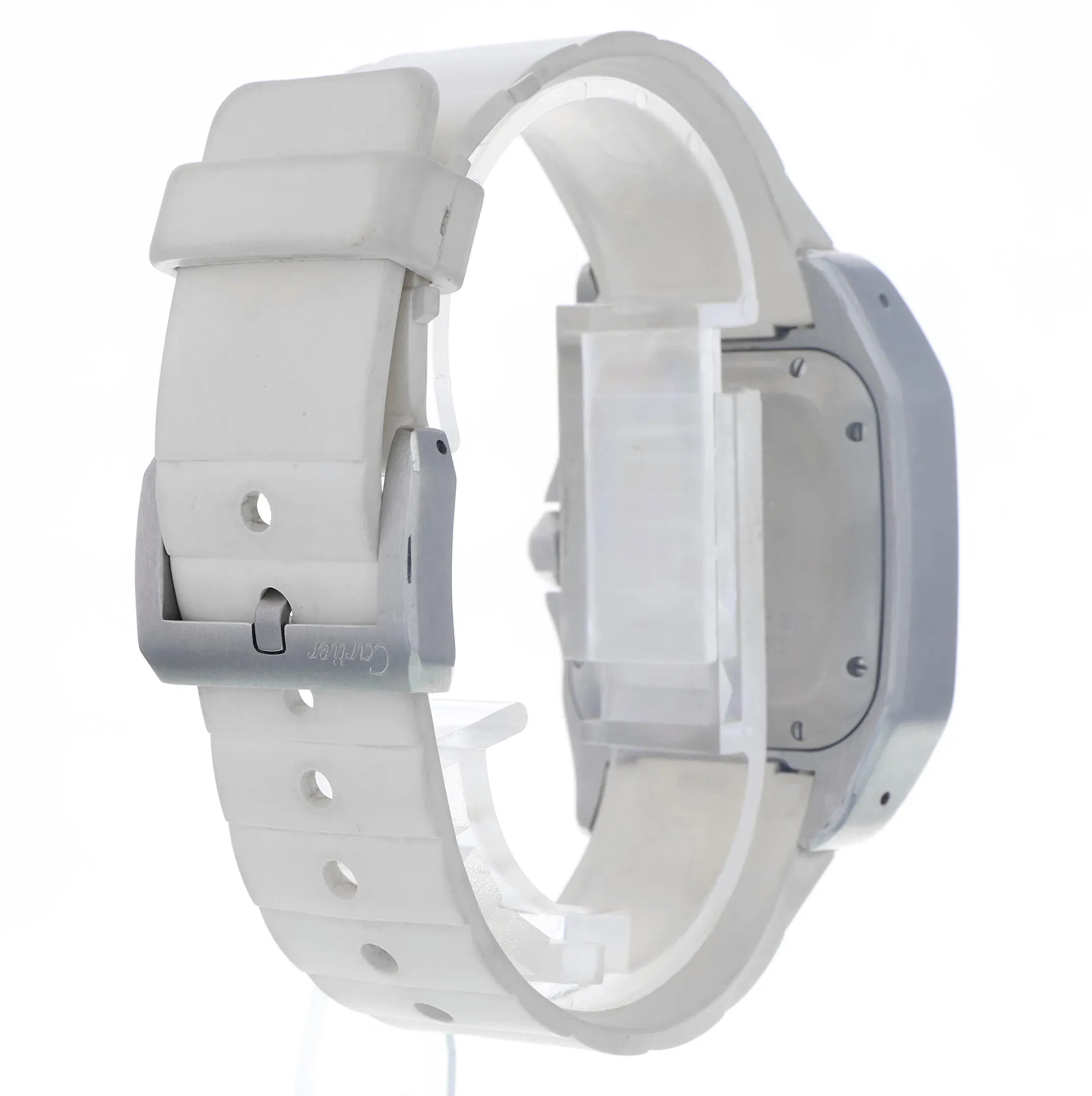 Cartier Santos 100 2878 33mm Stainless steel White 4