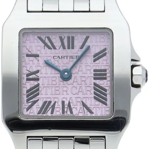 Cartier Santos Demoiselle W2510002 28mm Stainless steel Rose