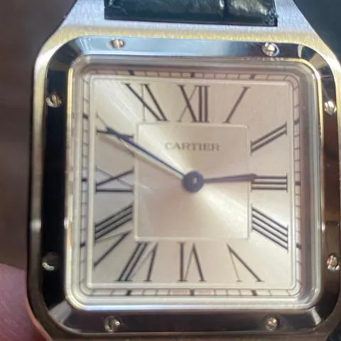 Cartier Santos Dumont WSSA0022 43.5mm Stainless steel Silver 2