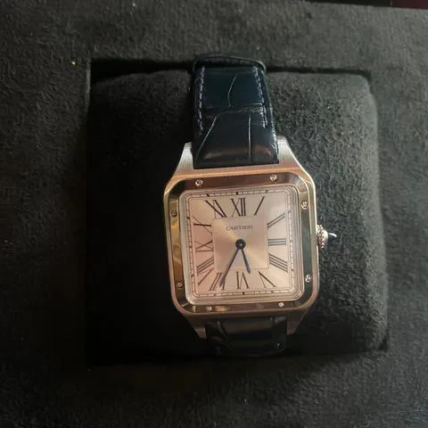 Cartier Santos Dumont WSSA0022 43.5mm Stainless steel Silver 9