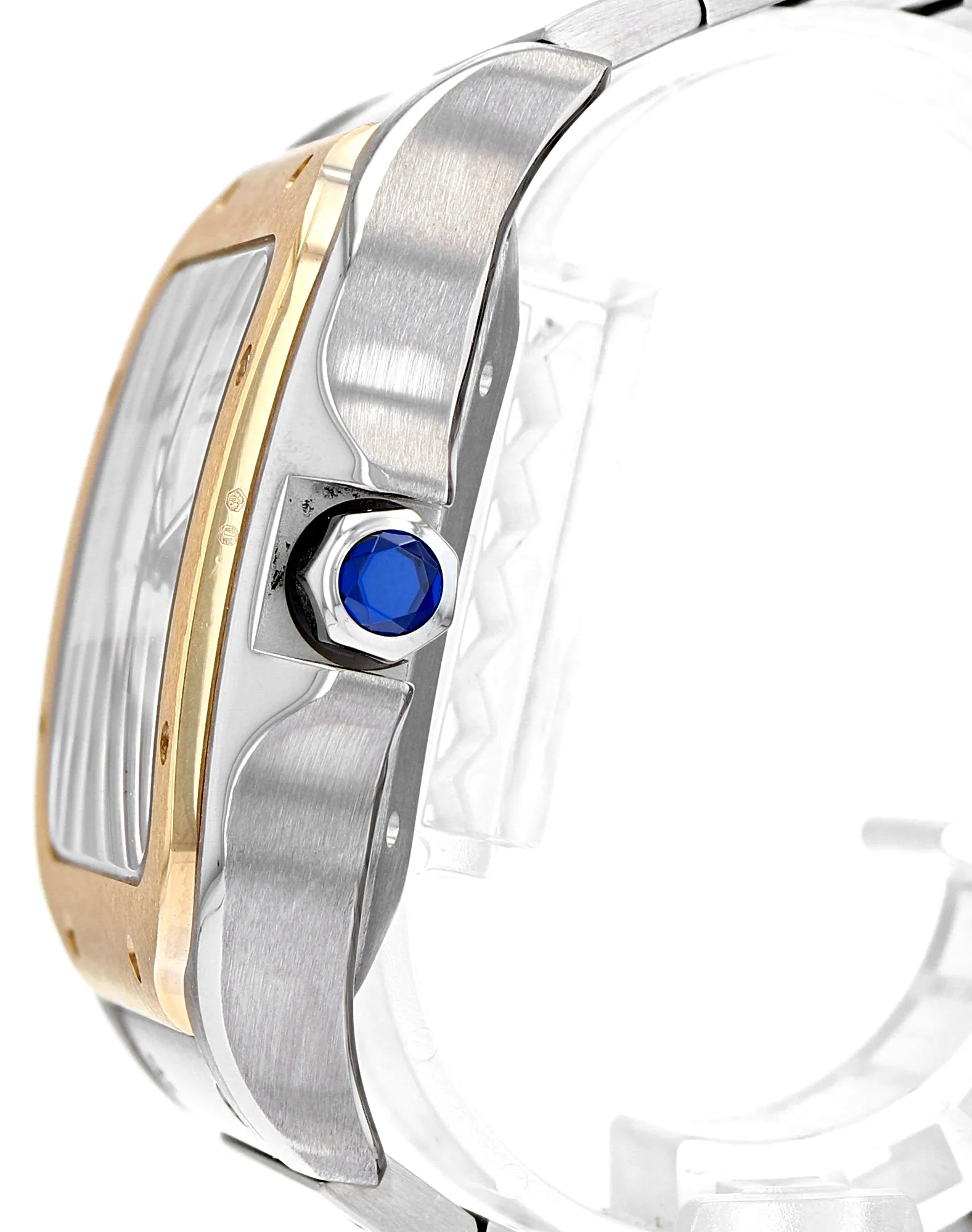 Cartier Santos W2SA0008 43mm Yellow gold Silver 3