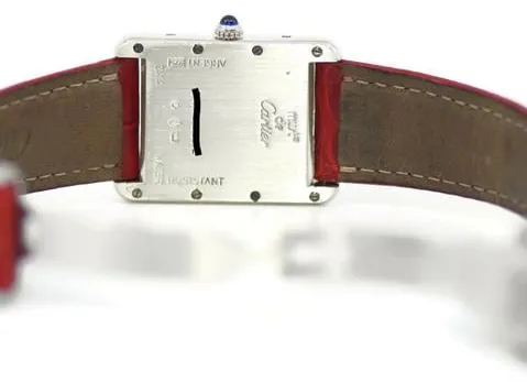 Cartier Tank 2414 25mm Silver White 4