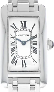 Cartier Tank Américaine W26019L1 1713 18k white gold White