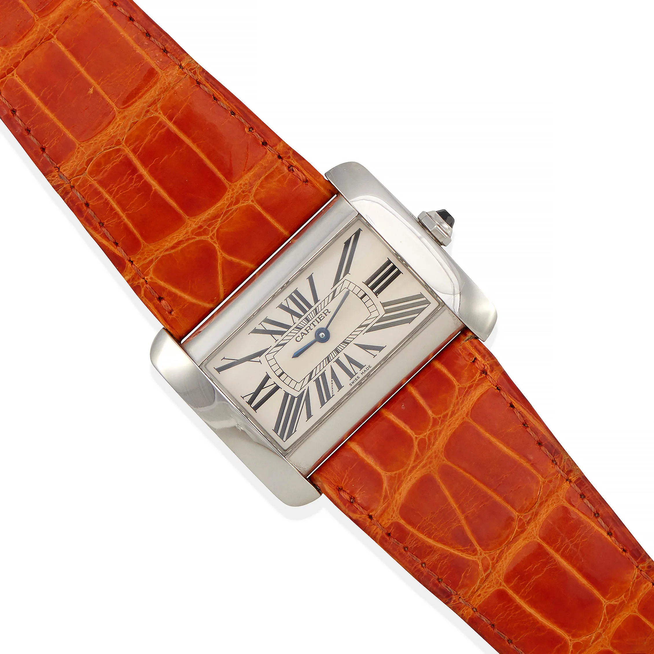 Cartier Tank Divan 30.5mm Stainless steel White