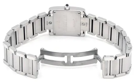 Cartier Tank Française W4TA0008 25mm Stainless steel Silver 1