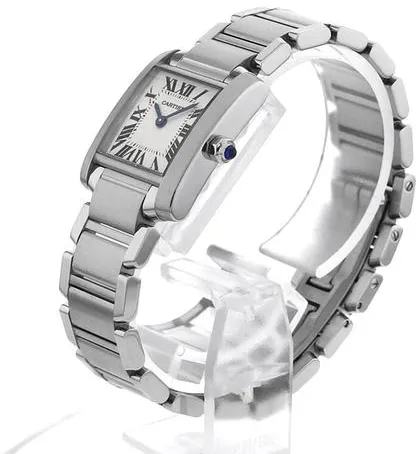 Cartier Tank Française W51008Q3 25mm Stainless steel Ivory 1