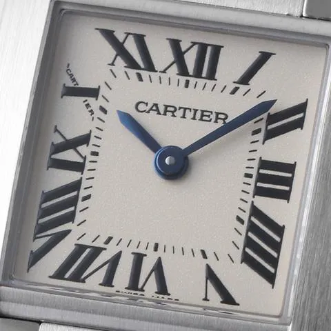 Cartier Tank Française W51008Q3 25mm Stainless steel Ivory 5