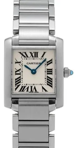 Cartier Tank Française W51008Q3 20mm Stainless steel Silver