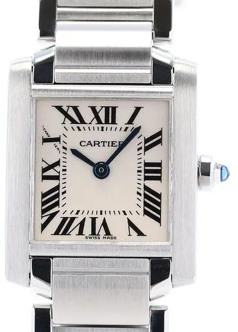 Cartier Tank Française W51008Q3 Stainless steel Silver 1