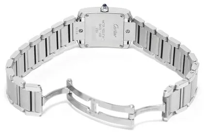 Cartier Tank Française W51008Q3 20mm Stainless steel White 3