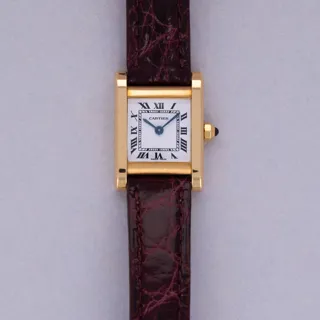 Cartier Tank Normale 66014 18k yellow gold White