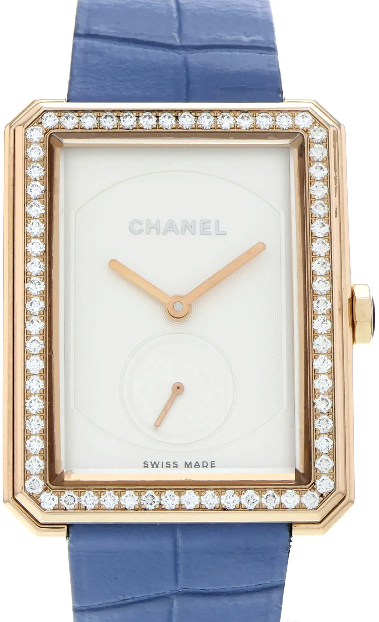 Chanel Boy-Friend H4471 28.6mm Rose gold and 18k rose gold White