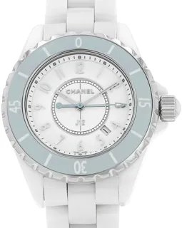 Chanel J12 Stainless steel White