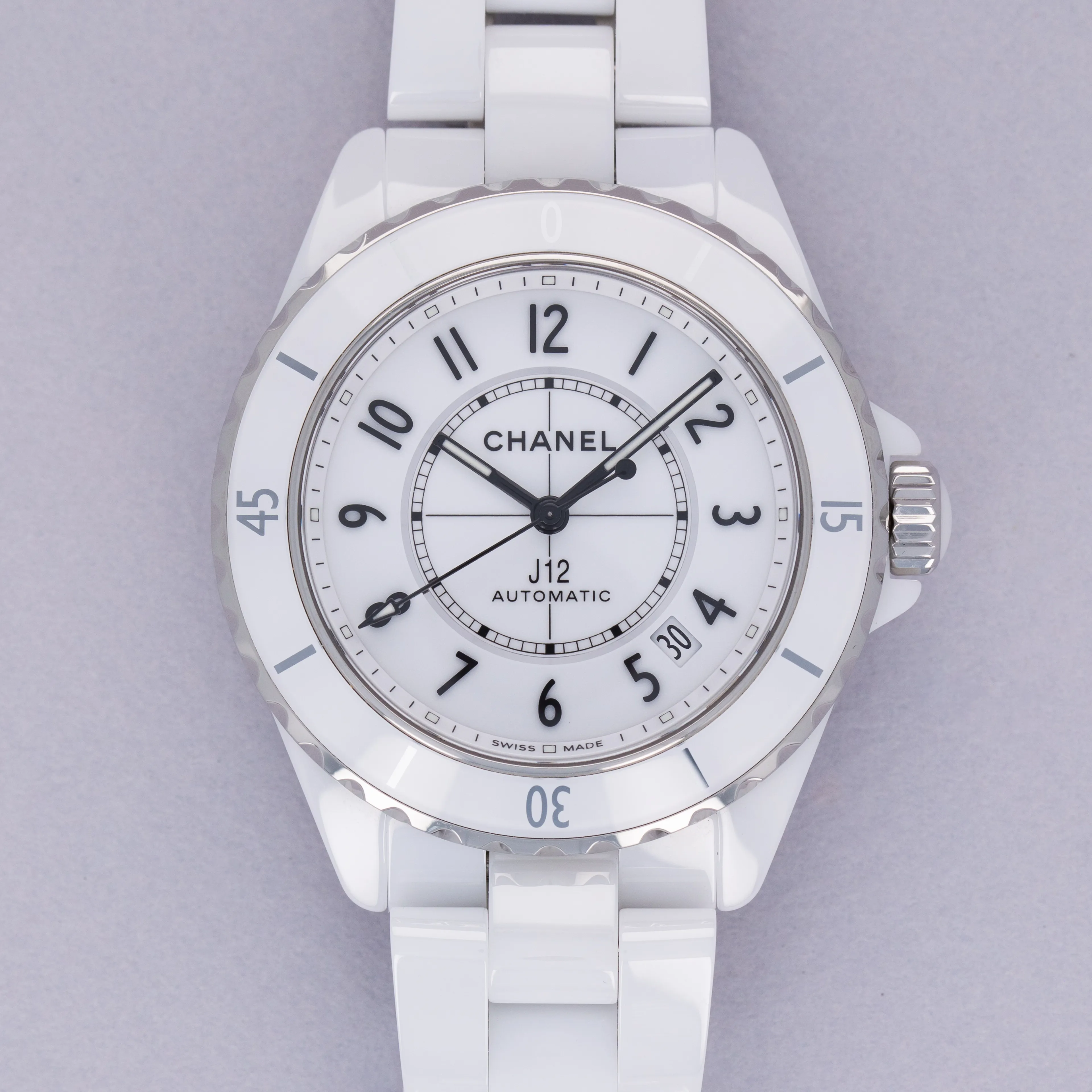 Chanel J12 H6214 38mm Ceramic White